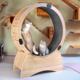 Cat Exercise Wheel – Running, Spinning, and Scratching Fun, Cat Treadmill with Carpeted Runway, Kitty Cat Sport Toy, Great for Physical Activity and R