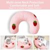 Cat Pillow, Small Pillow for Cat, Cat Blankets for Indoor, Pet Toy, Small Banana Donut Bed for Pets, Little Pillow for Cats No Heating Pad, Real Littl