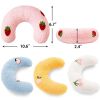 Cat Pillow, Small Pillow for Cat, Cat Blankets for Indoor, Pet Toy, Small Banana Donut Bed for Pets, Little Pillow for Cats No Heating Pad, Real Littl